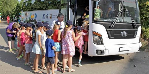 Автобус для детей в Анапе